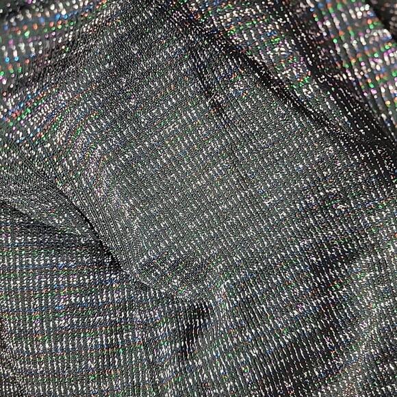 Wild Fable Women’s M Jumpsuit V-Neck Wrap Sparkly Rainbow Metallic Shimmer - Picture 10 of 11